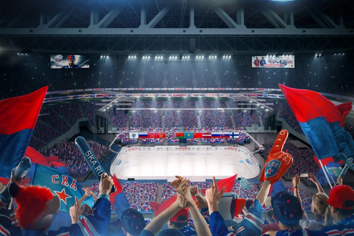 圣彼得堡泽尼特竞技场在本月即将举行两场大型的冰球比赛！