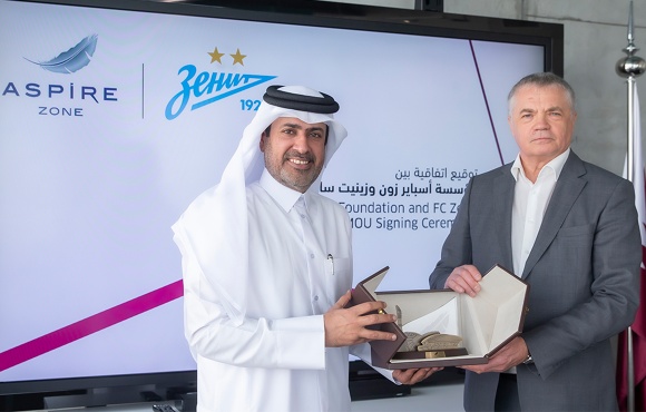 泽尼特和卡塔尔的多哈体育城签署合作协议